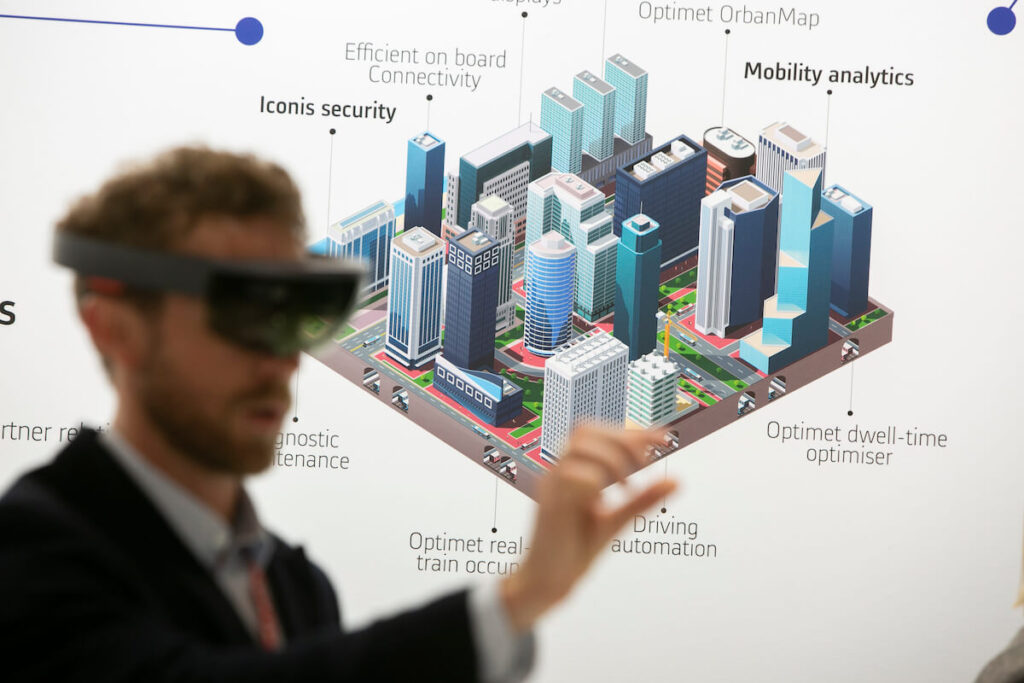 man with VR glasses