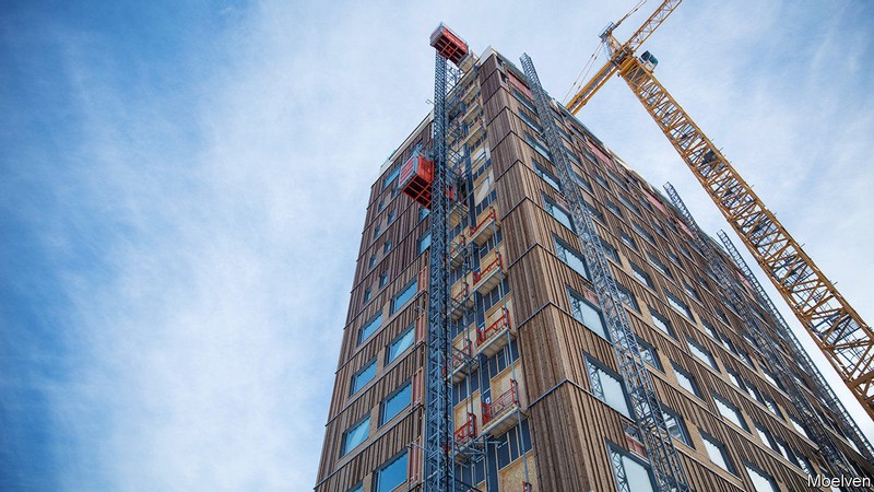 Building sustainable cities with wooden skyscrapers