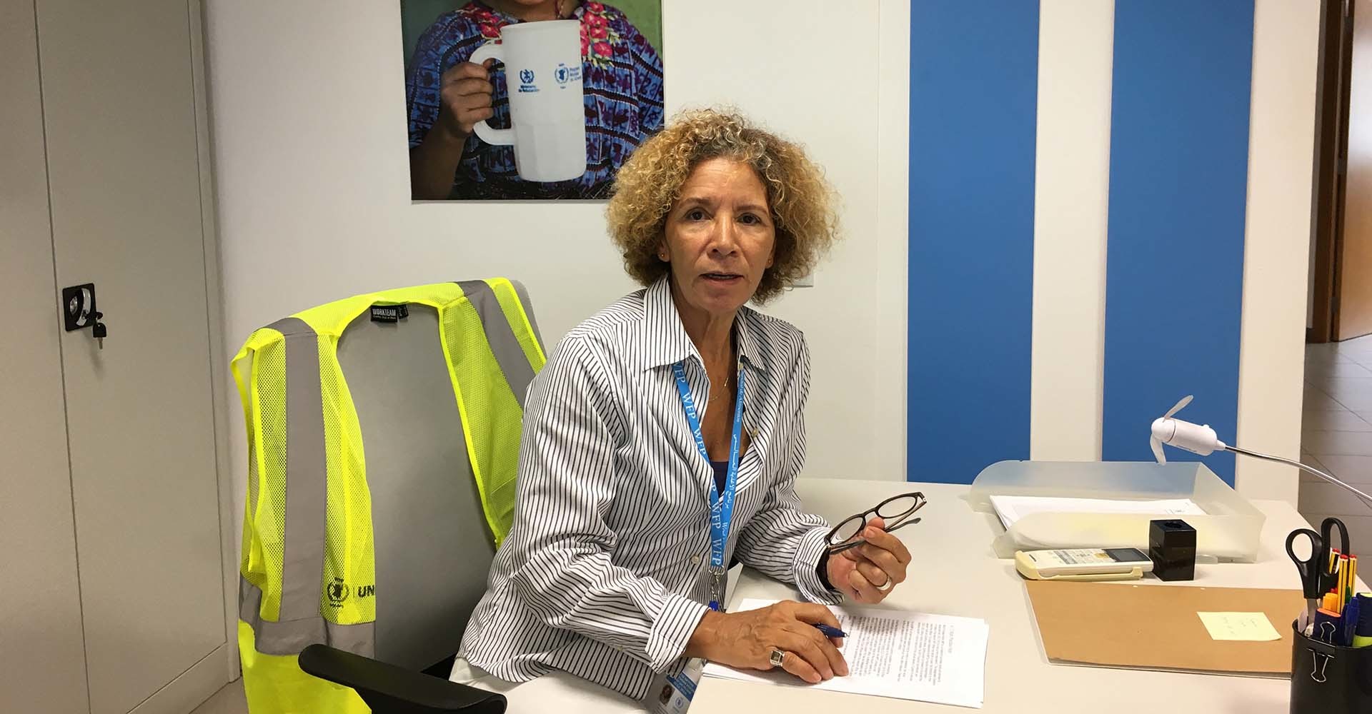 Ivelina Nunes (WFP): “Where you see no Coca-Cola trucks, is where we will be”