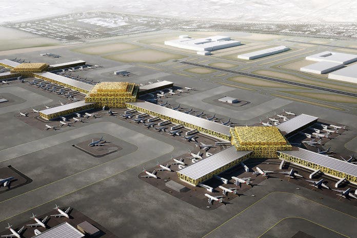 Architecture, planning and urban design: Airport-driven city/aerotropolis