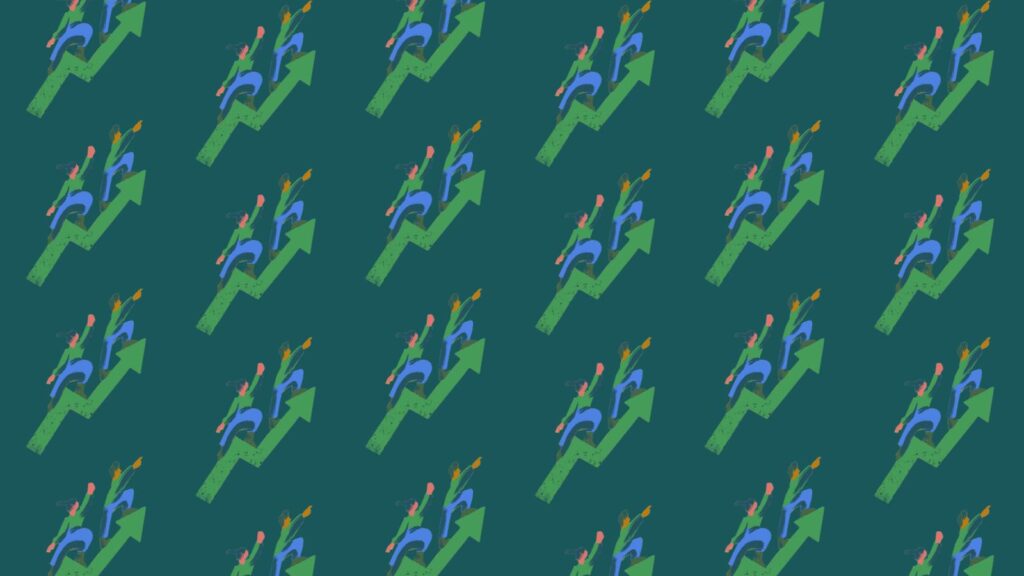 green arrows tile