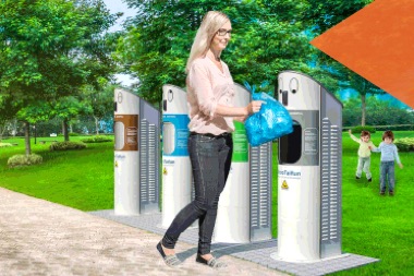 MetroTaifun: Keeping trash out of sight