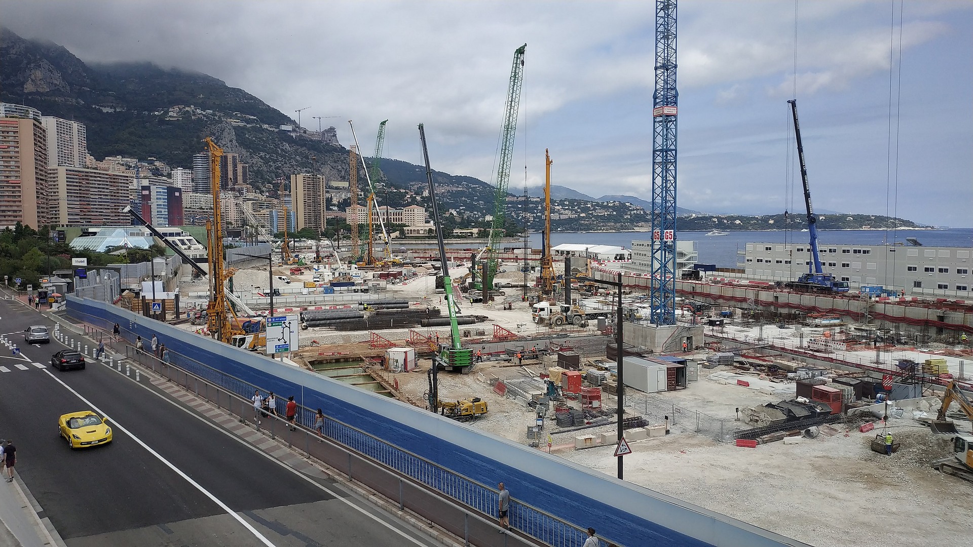 Monaco is extending into the sea