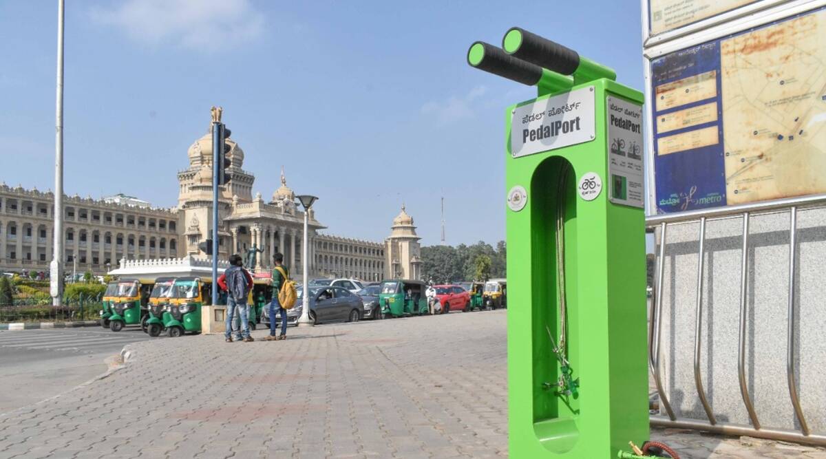 Bengaluru gets its first self-service bicycle repair kiosk