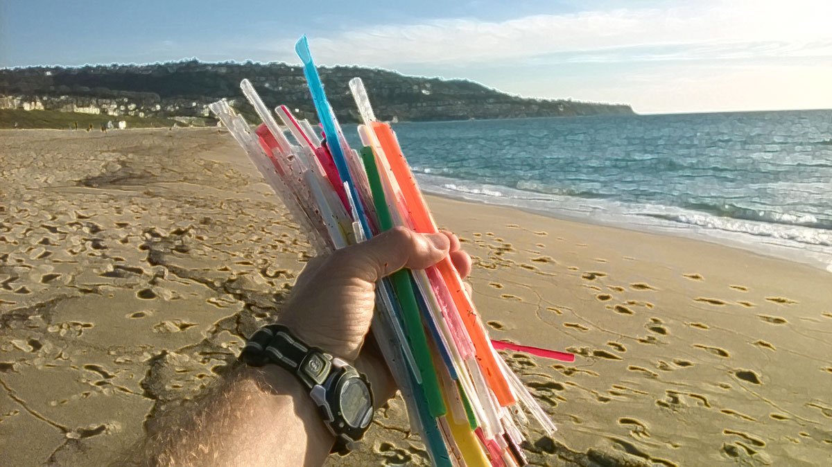 Picture this — your carbon emissions as plastic straws